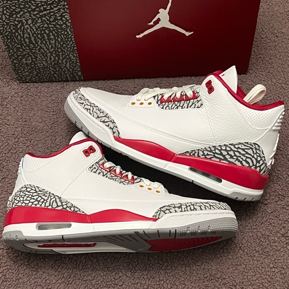 🔥Jordan 3 Cardinals DS🔥M-10.5 - Picture 10 of 11